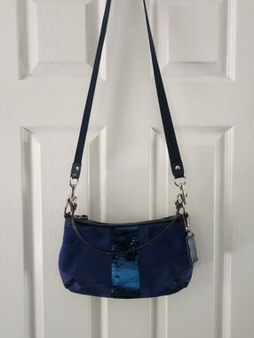 Coach sequined shoulder/crossbody